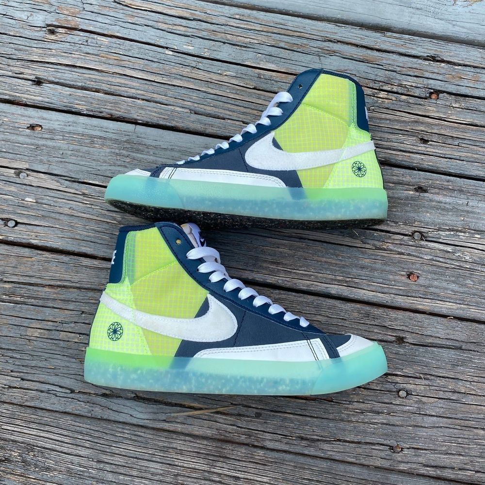 NIKE BLAZER MID 77S MOVE TO ZERO IN ARMORY NAVY - Women Urban Shoes - SIZE 7.5 - Picture 5 of 12